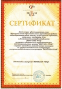 Сертификат об официальном представительстве
